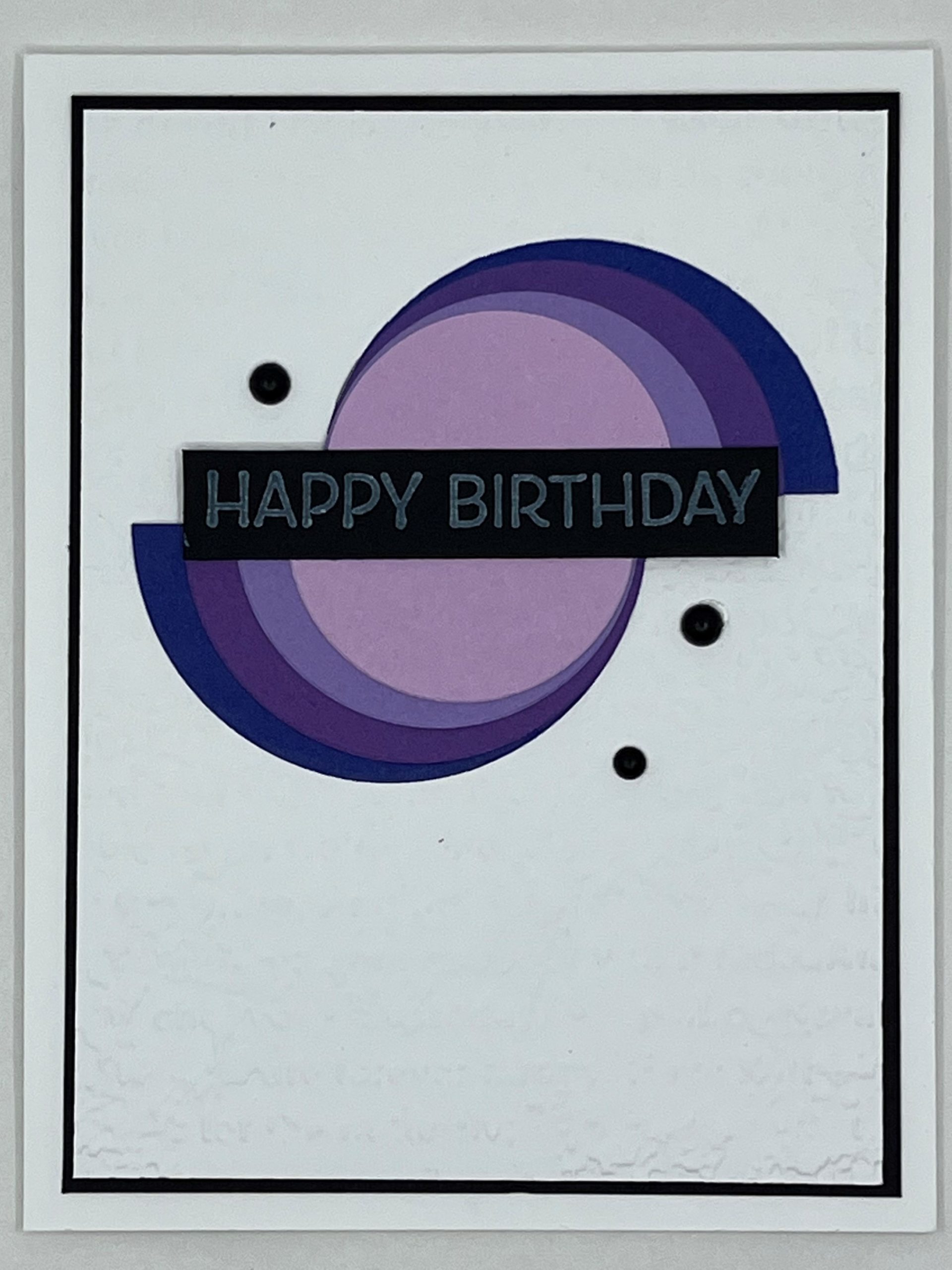 Fun With Circles  Cards Option 4