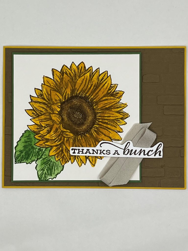 Celebrate Sunflowers Card 1