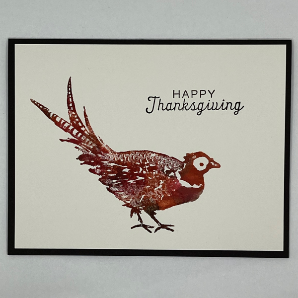 Thanksgiving Pheasant Card