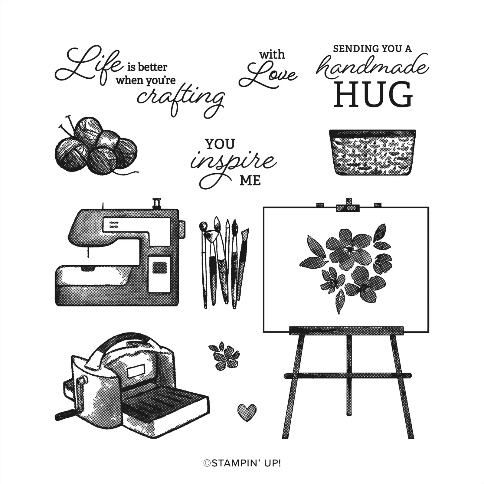 Crafting With You Stamp Set